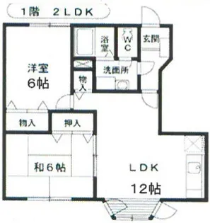 フロイデ21【1階】の間取り