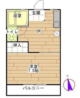 コーポ舟山II【1階】の間取り