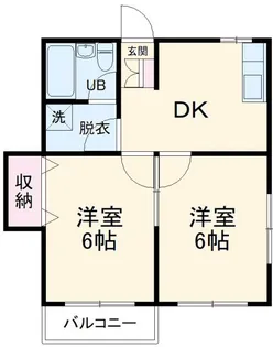 平野アパート【2階】の間取り