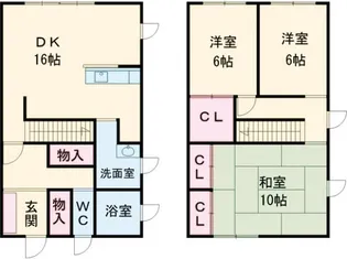 明徳アパートの間取り