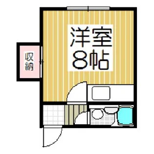 ハイツGO【2階】の間取り