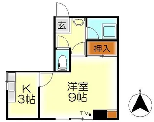 西垣内ビル【4階】の間取り