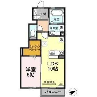 ミルハーナ【1階】の間取り