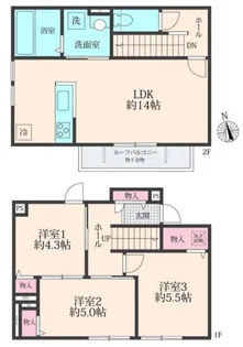 BLOOM COURT【2階】の間取り