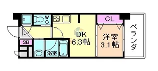 Laule’a十三【4階】の間取り