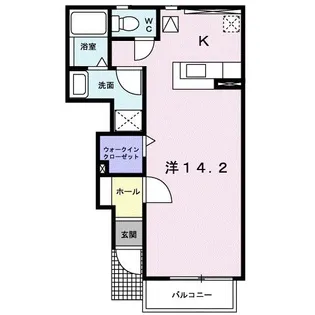 リバーサイドブリーズ【1階】の間取り