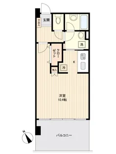 アーバンフラッツ榴ヶ岡【3階】の間取り