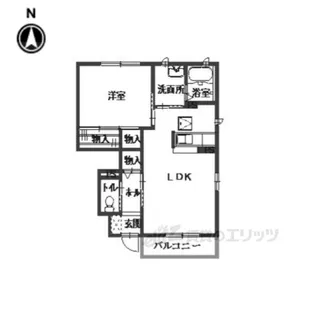 フェリーチェB【1階】の間取り