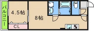 CABI玉出【5階】の間取り