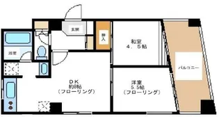 メゾン・ド・ビー・フロント【4階】の間取り