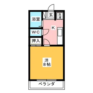 プレミールI【3階】の間取り