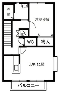 メリー・ベルA棟【2階】の間取り