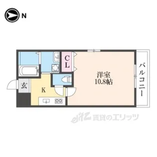 フジパレス小阪2番館【3階】の間取り