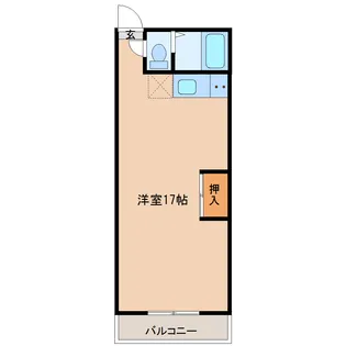宮城野コーポ【2階】の間取り