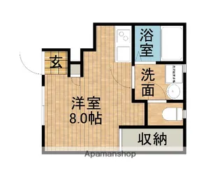 パークガーデン海老塚【1階】の間取り
