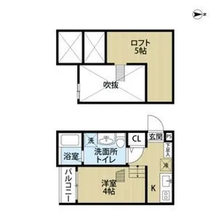 Ivy菊井(アイビーキクイ)【2階】の間取り