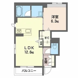 ティエラ【1階】の間取り
