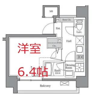 BluRock東品川【5階】の間取り