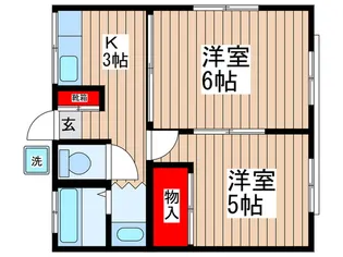 コ-ポ鈴木【1階】の間取り