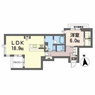 広瀬橋桜館【2階】の間取り