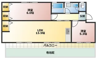 ニックハイム湘南戸塚【1階】の間取り