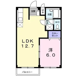 エルディム・小暮【1階】の間取り