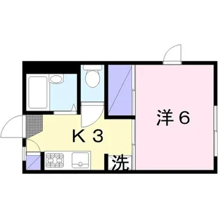 サンパレス桜ヶ丘【1階】の間取り