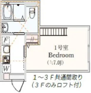 アザーレ・パッシオ小田急相模原【3階】の間取り