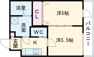ベレーザ西陣I【1階】の間取り