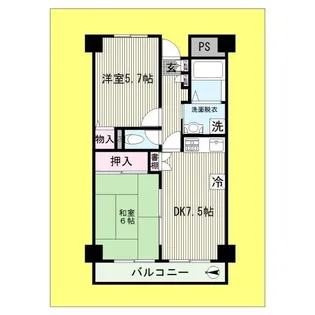 アクアリウス中葛西【8階】の間取り