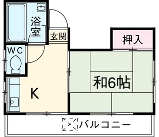 グリーンテラス【4階】の間取り