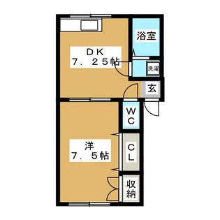 KランドA【2階】の間取り