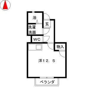 セントラルアイランドB【2階】の間取り