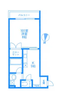 メゾン神明町【1階】の間取り