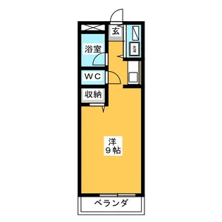 コーポ本田町【2階】の間取り
