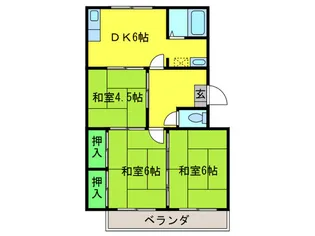 ガーデン曽根【2階】の間取り