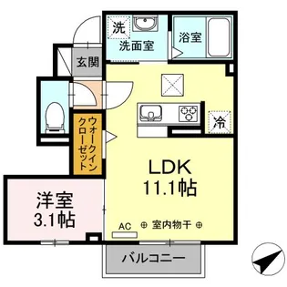 グラン シエル【1階】の間取り