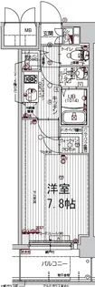 エスプレイス神戸グレース【2階】の間取り