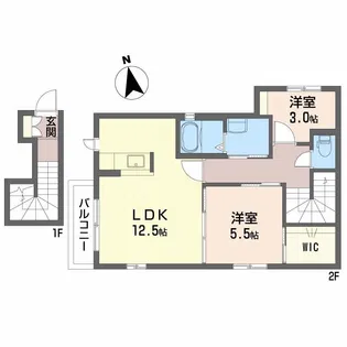 シャーメゾンアリア【1階】の間取り