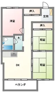 嘉数ロイヤルマンション【6階】の間取り