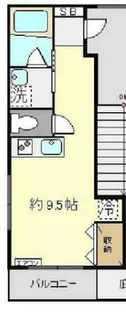 パークサイド蓮【2階】の間取り