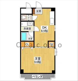 ラ・セゾン大貫【2階】の間取り