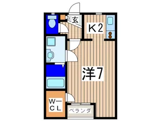 ピュアハウスV【2階】の間取り