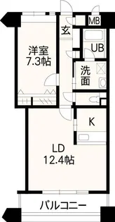 ホワイトステージ城西【3階】の間取り