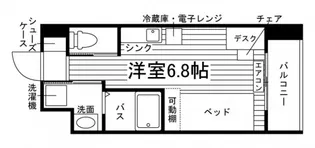 ユニエトワール仙台東口【4階】の間取り