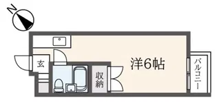 ベルシオン【1階】の間取り