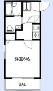 Jc Street 鶴瀬【2階】の間取り