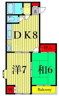 シェモア・モリタ【1階】の間取り