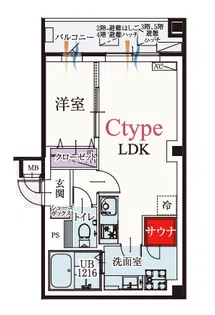 b’CASA新小岩【2階】の間取り