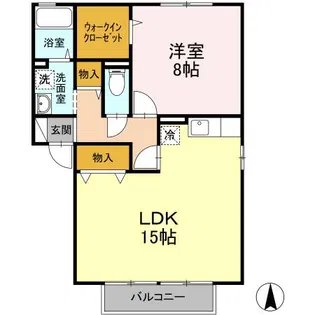 ロイヤル・ルピナス【2階】の間取り